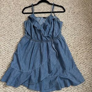 Flowy Denim Sundress Size Large